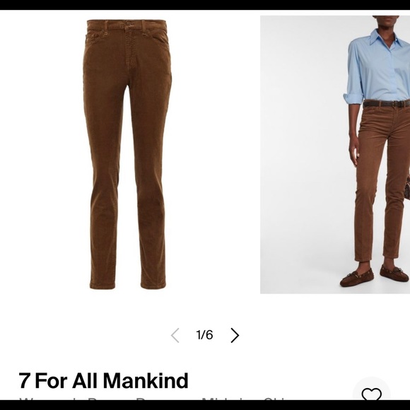 Seven fir All mankind Designer faux leather Jean pant sz 26. $212 NEW! Nord - Picture 1 of 1